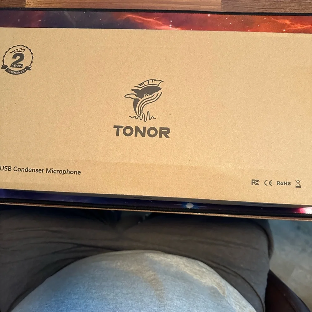 Tonor microphone great for streaming and blogging.